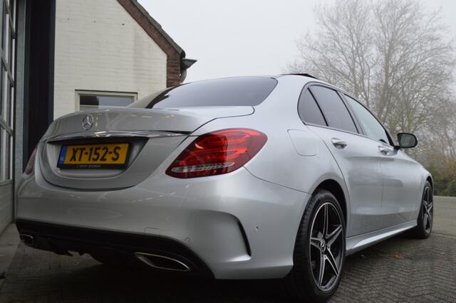 Mercedes-Benz C-KLASSE 200 AMG-Line Led Leder Panorama Night Afn.trekh Pdc