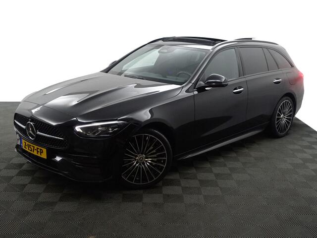 Mercedes-Benz C-KLASSE Estate 300 e AMG Line Aut- Stoel Massage, Burmester Audio, Panoramadak, 360 Camera, Elek Trekhaak, Laser Led