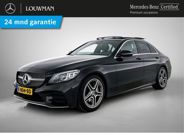 Mercedes-Benz C-KLASSE 200 Business Solution AMG Lichtmetalen velgen | Navigatie | Trekhaak | Parking support met camera achter | Inclusief 24 maanden MB Certified garantie voor Europa.