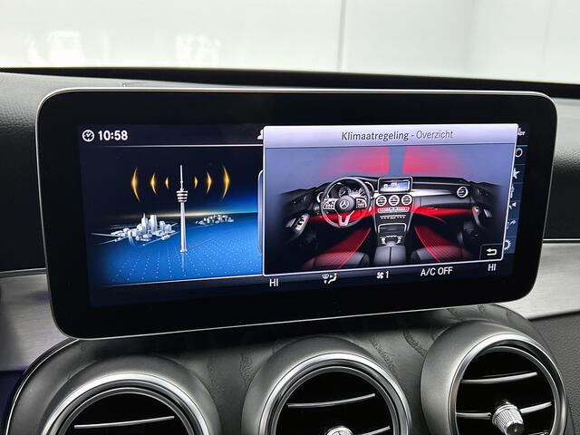 Mercedes-Benz C-KLASSE 200 Business Solution AMG Lichtmetalen velgen | Navigatie | Trekhaak | Parking support met camera achter | Inclusief 24 maanden MB Certified garantie voor Europa.