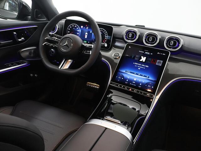 Mercedes-Benz C-KLASSE Estate 300e Business Solution AMG | Panoramaschuifdak | Premium Plus | Burmester | Head-Up | Trekhaak |