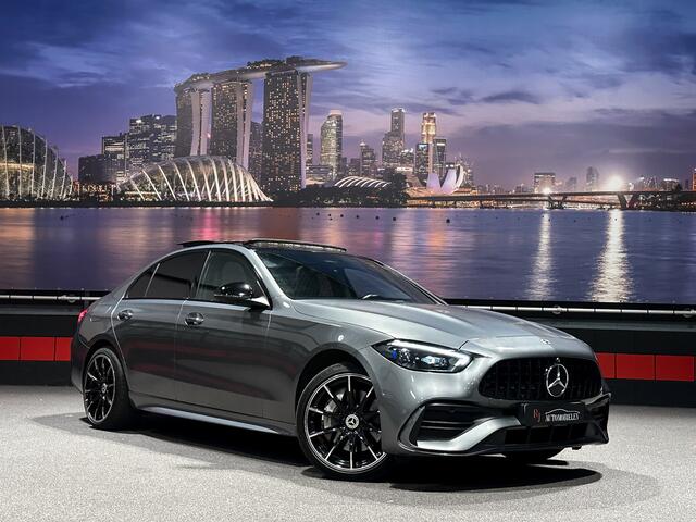 Mercedes-Benz C-KLASSE C300 e AMG Trekhaak|Memory|HeadUp||Sfeer|Pano|360cam