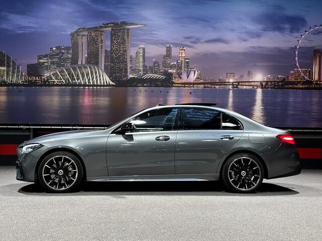 Mercedes-Benz C-KLASSE C300 e AMG Trekhaak|Memory|HeadUp||Sfeer|Pano|360cam