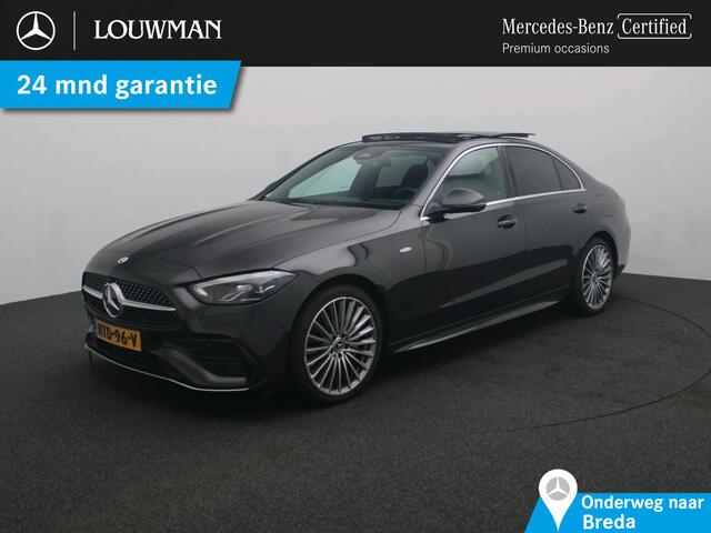 Mercedes-Benz C-KLASSE 300 e Business Solution AMG AMG Line | NIght Pakket | Panorama Schuifdak | 19 Inch AMG Velgen | Memory Voorstoelen. Inclusief 24 maanden MB Certified garantie voor Europa.