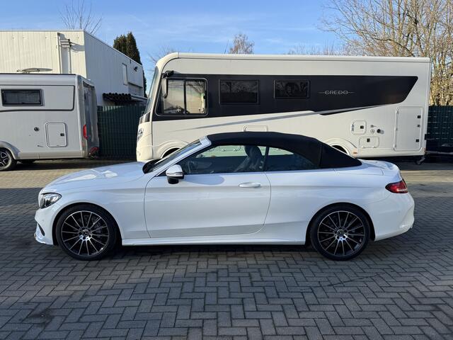 Mercedes-Benz C-KLASSE Cabrio 180 AMG Premium Plus Navigatie Camera Burmester TOPSTAAT !!
