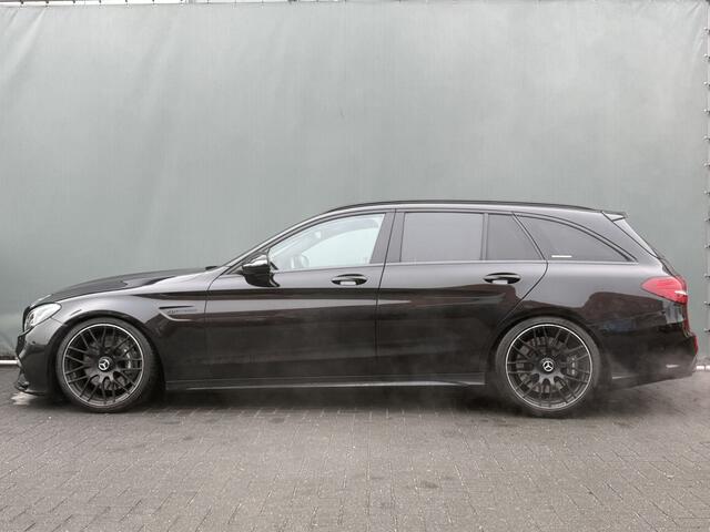 Mercedes-Benz C-KLASSE 63-AMG Estate BWJ 2017 476 PK AUTOMAAT | FULL LED | STOELVERW. | LEDER | ADAPTIVE CRUISE | ELEKTR. STOELEN | ELEKTR. ACHTERKLEP | NAVI | CLIMA | CRUISE | LMV | PDC