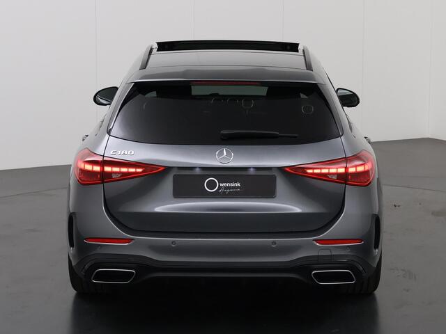 Mercedes-Benz C-KLASSE 180 Estate 180 Star Edition AMG Line | Panoramadak | 19'' multispaaks velgen | Nightpakket | Memorypakket | Apple Car Play | Guard 360