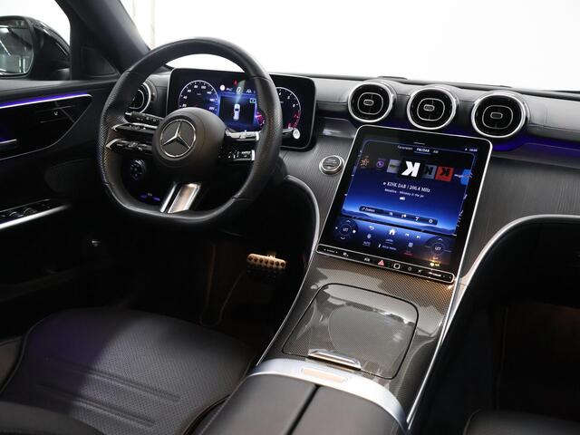 Mercedes-Benz C-KLASSE Estate 180 AMG Line | Night | Panoramadak | Multispaaks AMG velgen | Rijassistentiepakket Plus | Stoelverwarming |