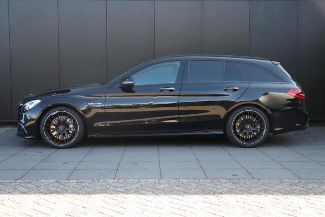 Mercedes-Benz C-KLASSE Estate AMG 63 | SCHAALSTOELEN| LEDER | PANO-DAK | BURMESTER | HEAD-UP | CRUISE | STOELVERW. | MEMORY | 360 CAMERA