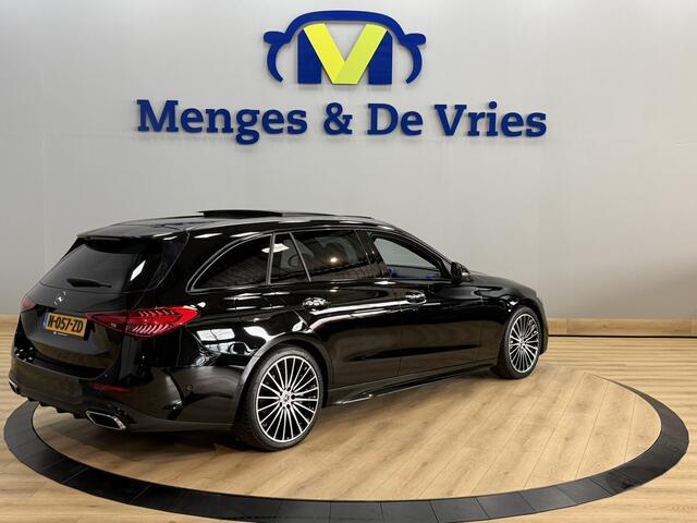 Mercedes-Benz C-KLASSE Estate 200 Launch Edition AMG Line Airco ECC | Panorama | Sfeer | Memory | 360 Camera | Head Up | Burmester Isofix | NAP