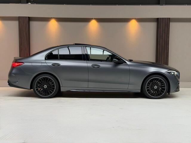 Mercedes-Benz C-KLASSE 300 e AMG Line Magno Grey|Pano|Memory|Carbon|Camera