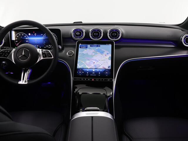 Mercedes-Benz C-KLASSE Estate 300e Star Edition | Achteruitrijcamera | Panoramaschuifdak | Sfeerverlichting | Stoelverwarming | Easypack-achterklep |