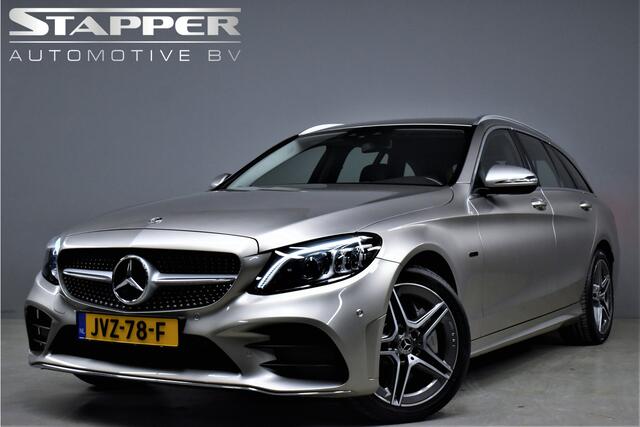 Mercedes-Benz C-KLASSE Estate 300 e AMG-Line 1e Eig. Dealer OH Burmester/Carplay/Trekhaak/Camera/Sfeer/Led/H.Leer/Lmv18"
