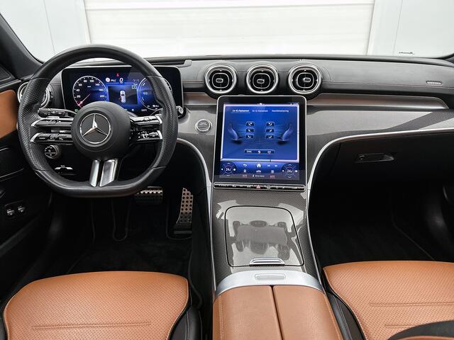 Mercedes-Benz C-KLASSE Estate 300 e AMG Line Trekhaak | Panoramadak | Head Up Display | Inclusief 24 maanden MB Certified garantie voor Europa.