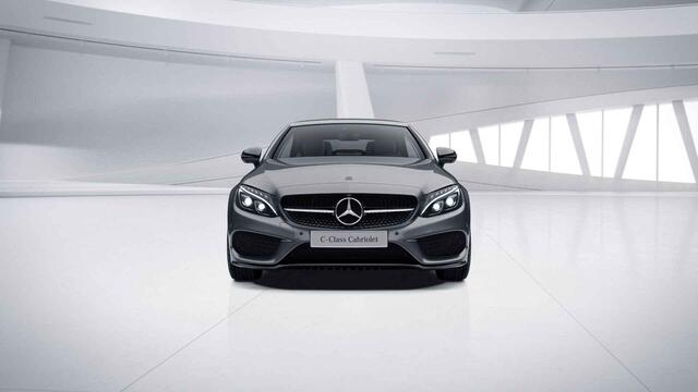 Mercedes-Benz C-KLASSE Cabrio 180 Premium Plus | Night edition | Burmester | Memory | Airscarf | 19" lichtmetalen velgen |