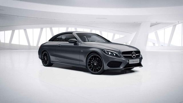 Mercedes-Benz C-KLASSE Cabrio 180 Premium Plus | Night edition | Burmester | Memory | Airscarf | 19" lichtmetalen velgen |