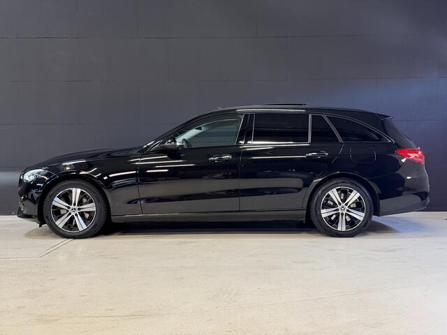 Mercedes-Benz C-KLASSE Estate 300 e Luxury Line | Panoramadak | Sfeerverlichting | Elektr. trekhaak | Carplay | Burmester | Adaptive cruise