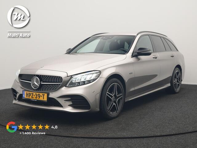 Mercedes-Benz C-KLASSE Estate 300 e Business Solution AMG Plug In Hybrid 320pk PHEV | Trekhaak af Fabriek | Adaptive Cruise | Alcantara Sportstoelen Verwarmd | Apple Carplay | Camera | BLIS | 18"L.M |