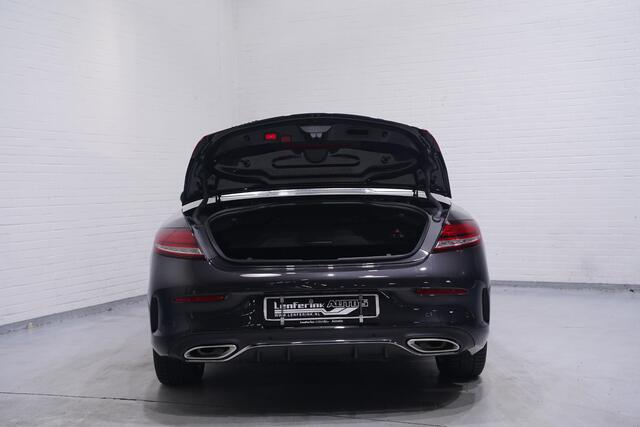 Mercedes-Benz C-KLASSE Cabrio 180 AMG Line AMG Styling Camera lederen-bekleding Apple Carplay digi-dashboard 18"-lmv spoorpakket windscherm nekwarmer keyless-start led-verlichting DAB-ontvangst PDC v+a cruise-controle
