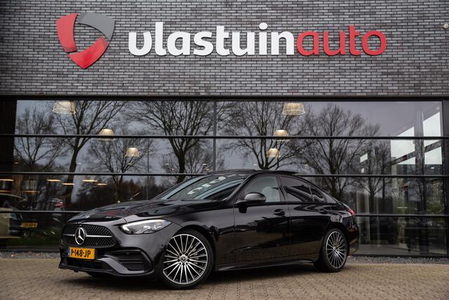 Mercedes-Benz C-KLASSE 180 AMG Line , Panoramadak, Carplay, 19 inch, Volleder