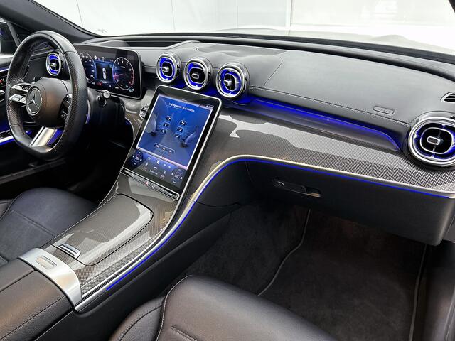 Mercedes-Benz C-KLASSE 180 AMG Nightpakket | Panoramadak | Alarm | 360° Camera | Memory | Augmented Reality | Keyless Go | Inclusief 24 maanden Mercedes-Benz Certified garantie voor Europa.