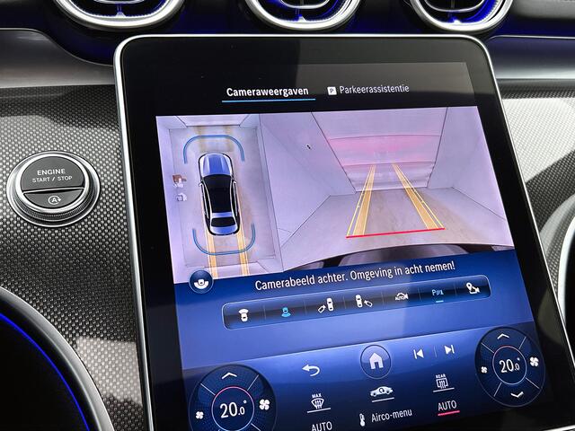 Mercedes-Benz C-KLASSE 180 AMG Nightpakket | Panoramadak | Alarm | 360° Camera | Memory | Augmented Reality | Keyless Go | Inclusief 24 maanden Mercedes-Benz Certified garantie voor Europa.