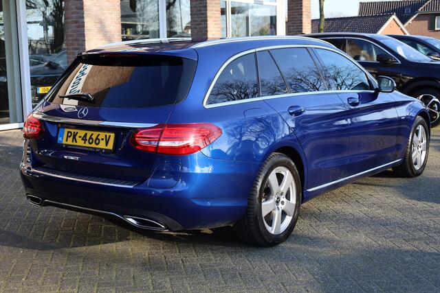 Mercedes-Benz C-KLASSE Estate 350 e Lease Edition CAMERA STOELVERWARMING CRUISE NAVI 2xPDC 17"LMV ELEK.LAADKLEP HALFLEER NAP STUURFLIPPERS ENZ!