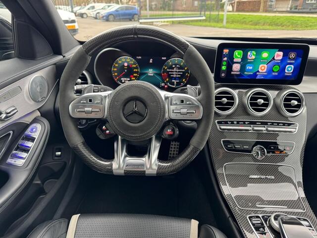 Mercedes-Benz C-KLASSE C63 S AMG Premium plus Facelift Sportuitlaat Keramisch Kuipstoelen Carbon Parfum Ram vol!