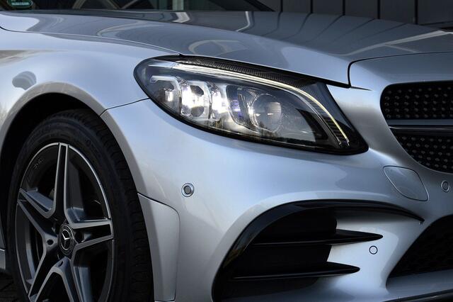 Mercedes-Benz C-KLASSE Estate 180 AMG-Line Rijklaarprijs-Garantie Panorama dak Leder Burmester Led 360 Camera Sfeer verlichting