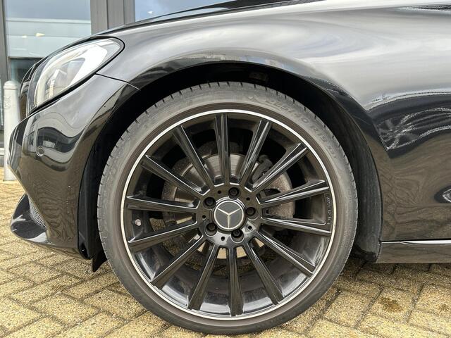 Mercedes-Benz C-KLASSE 180 Business Solution AMG | BOMVOL | Elektrisch Glazen Panorama-dak | Dodehoekdetectie | Trekhaak | Stoelverwarming | Navigatie | Achteruitrijcamera | 2 Sleutels | Sportonderstel |