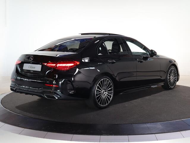 Mercedes-Benz C-KLASSE 180 Business Solution AMG | Panoramaschuifdak | Night | 19 inch LM Velgen | Trekhaak | 360 Camera | Memory Elek. stoelen