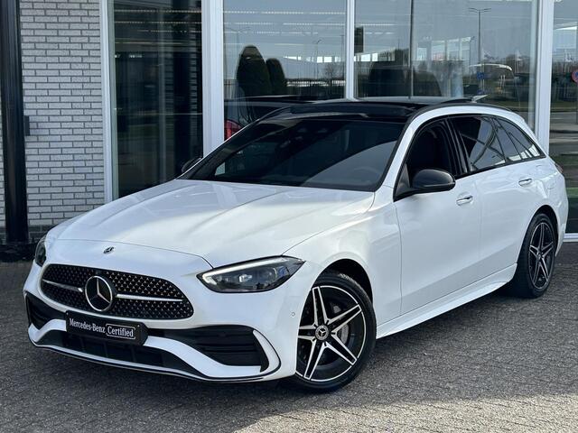 Mercedes-Benz C-KLASSE Estate 300 e AMG | Rijassistentie+ | Panoramadak