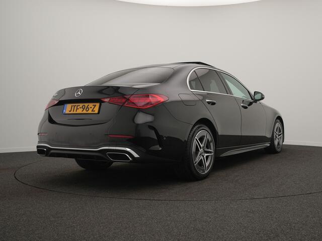 Mercedes-Benz C-KLASSE 300 e AMG Line - RIJKLAARPRIJS - Elektrisch Glazen Schuif-/Kanteldak - 360 graden Camera - Head-Up Display