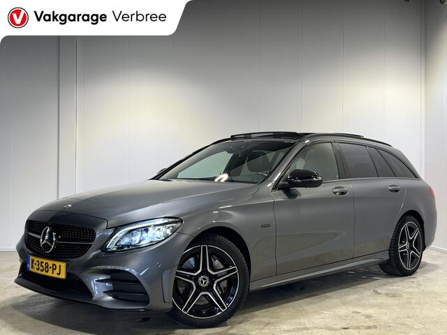 Mercedes-Benz C-KLASSE Estate 300 e Business Solution AMG Limited | Navigatie/Android/Apple Carplay | LM Velgen 18" | Panoramaschuifdak | Voorstoelen Verwarmd | Sfeer verlichting | Multibeam Led |