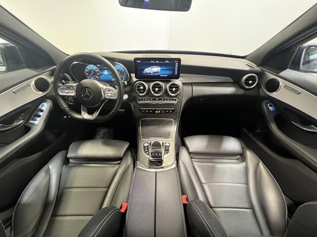 Mercedes-Benz C-KLASSE Estate 300 e Business Solution AMG Limited | Navigatie/Android/Apple Carplay | LM Velgen 18" | Panoramaschuifdak | Voorstoelen Verwarmd | Sfeer verlichting | Multibeam Led |