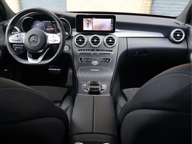 Mercedes-Benz C-KLASSE 300 de Estate Premium Plus EQ AMG line Burmester | Night | Airmatic | Pano | HUD | Hyacinth Red | BTW
