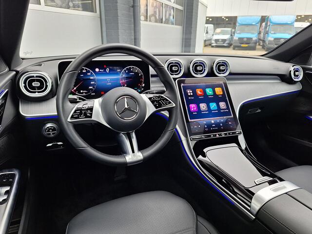 Mercedes-Benz C-KLASSE 180 Star Edition Luxury | Panoramadak | DISTRONIC Afstandsassistent | Elektrisch Verstelbare Stoelen + Memory | Dodehoekassistent | Apple CarPlay | Android Auto | Sfeerverlichting | Stoelverwarming | Elektrisch Inklapbare Buitenspiegels