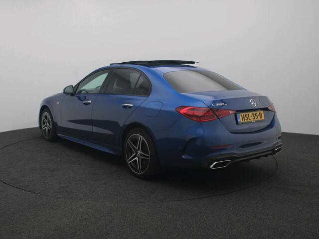 Mercedes-Benz C-KLASSE 300 e Business Solution AMG AMG Line | Night Pakket | Panorama SChuif-Kanteldak | Alarm | Distronic. Inclusief 24 maanden MB Certified garantie voor Europa.