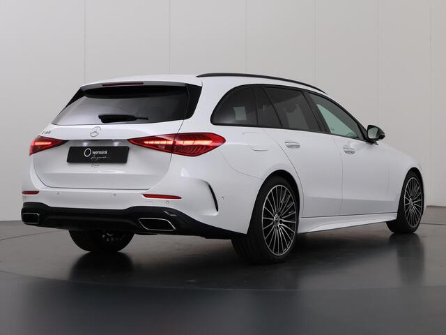 Mercedes-Benz C-KLASSE 180 Star Edition AMG Line | Panoramadak | Digital Light | Stoelventilatie | Keyless Entry | Night | 19" multispaaks velgen |