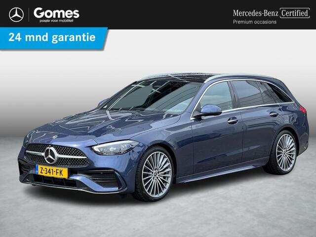 Mercedes-Benz C-KLASSE Estate 180 AMG Line | Premium | Winter pakket | Panoramadak | Burmester® 3D | 360° Camera | Sfeerverlichting | Memorystoelen Verwarmd | Apple & Android Carplay