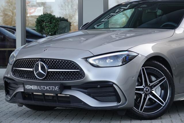 Mercedes-Benz C-KLASSE 180 AMG Line Night | Pano | Distronic | Memory | Burmester | 360 |