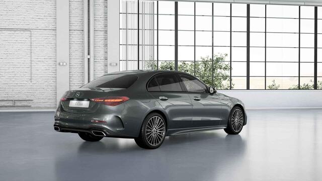 Mercedes-Benz C-KLASSE 200 AMG Line | Night | Memory | Multispaaks velgen | Burmester | Panoramadak | Stoelverwarming |