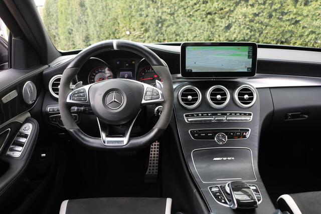Mercedes-Benz C-KLASSE AMG 63 S AMG NightPakket 510PK (PerformanceSportleder HeadUp Burmester Carplay Camera CarbonPakket Full-Led PrivacyGlass)