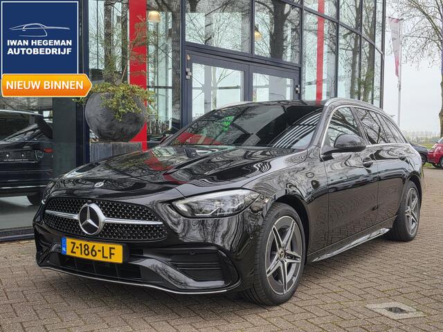 Mercedes-Benz C-KLASSE Estate 300 e AMG Line | Wegkl. Trekhaak | Stoelverwarming | PDC Voor+Achter+Camera | Dodehoekdetectie | ECC | Navigatie |