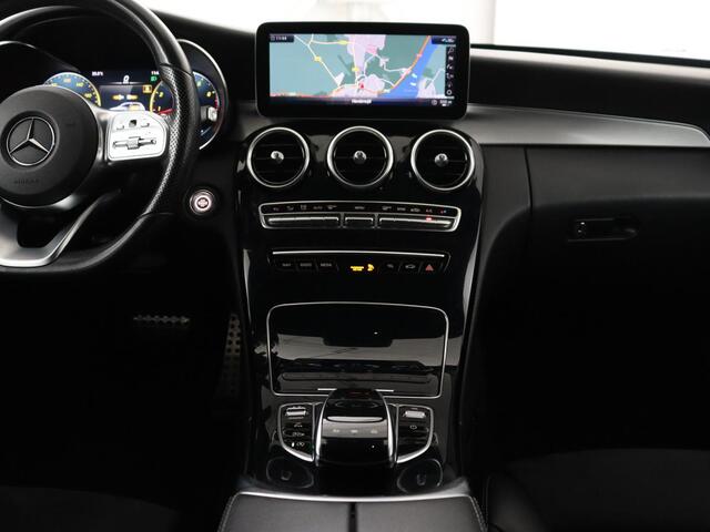 Mercedes-Benz C-KLASSE 160 AMG | Stoelverwarming | Carplay | Leder/Alcantara | Camera | Digital Cockpit | Navigatie | 19'' | Full LED | Park Assist | Climate control