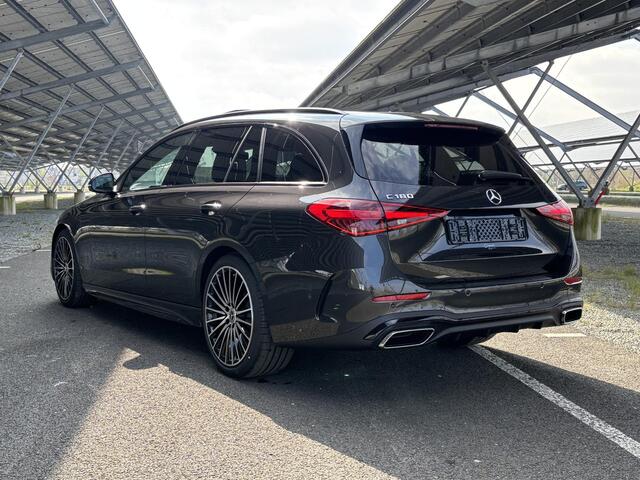 Mercedes-Benz C-KLASSE 180 Star Edition AMG Line | Panoramadak | Memory stoelen | 360 camera | Digital light | Sfeerverlichting |