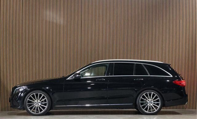 Mercedes-Benz C-KLASSE Estate 180 Avantgarde | Inc BTW | Head-Up | Stoelverwarming | CarPlay | Lederen bekleding | 19'' AMG velgen | Cruise control | F1 Flippers | Nieuwe APK | Dealer onderhouden | Facelift model