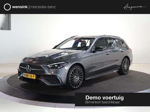 Mercedes-Benz C-KLASSE 300e Business Solution AMG | Panoramaschuifdak | Premium Plus | Burmester | Head-Up | Trekhaak | Stoelventilatie |