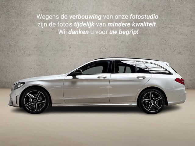 Mercedes-Benz C-KLASSE 160 AMG Sport Automaat (VIRTUAL COCKPIT, APPLE CARPLAY, GROOT NAVI, LEDER/ALCANTARA, CAMERA, SPORTSTOELEN, STOELVERWARMING, GETINT GLAS, NIEUWSTAAT)