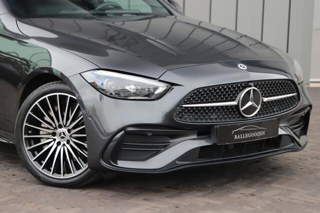 Mercedes-Benz C-KLASSE 300e AMG | 313PK | Head-up | Keyless-go | Pano | Digital-light | Sfeerverlichting | Standkachel | Leder | 2022.